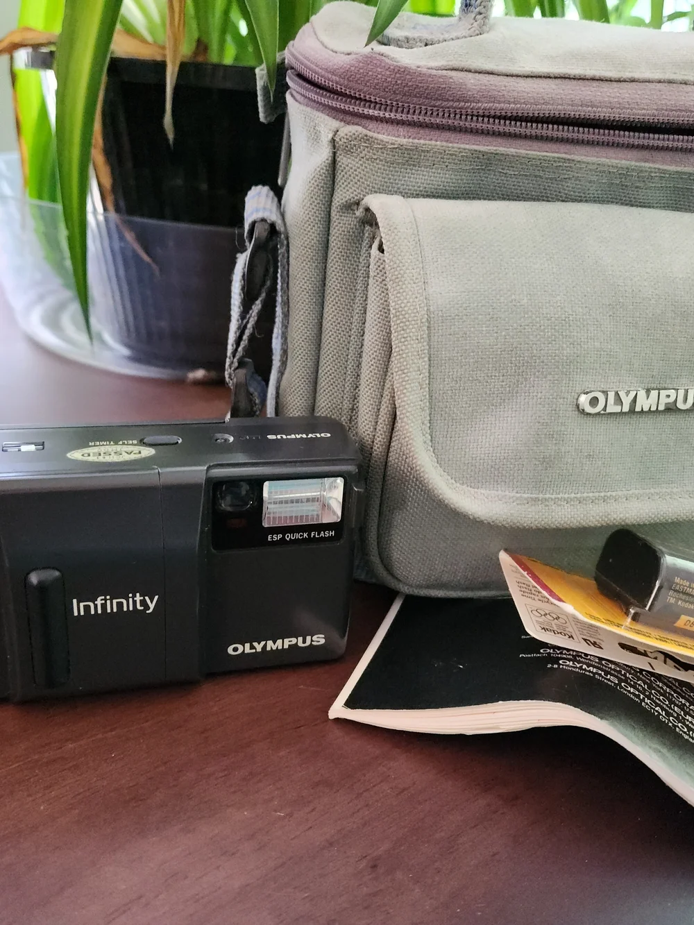 Olympus Infinity Compact Film Camera - Black